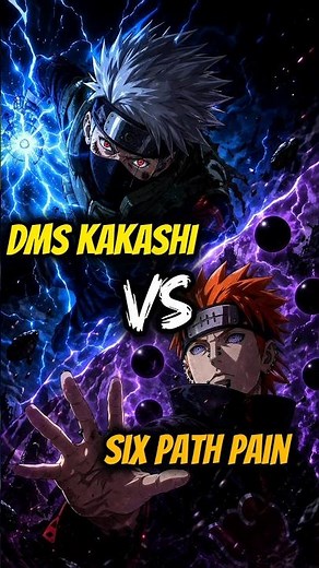 DMS Kakashi Vs Six Path Pain 🤯🔥 Who Will Win? | Anime BLAH #naruto