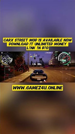 CarX street mod is available now for download it unlimited money for 🆓 link in bio #carxstreet