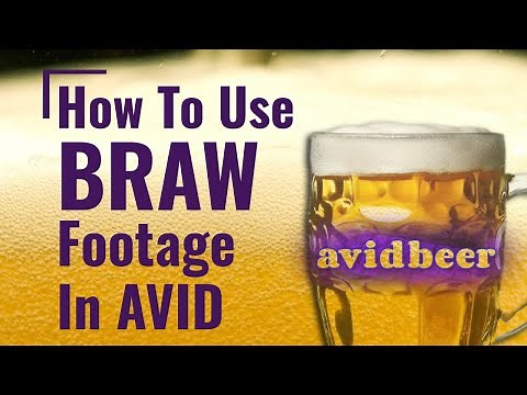 How To Use BRAW Footage in AVID