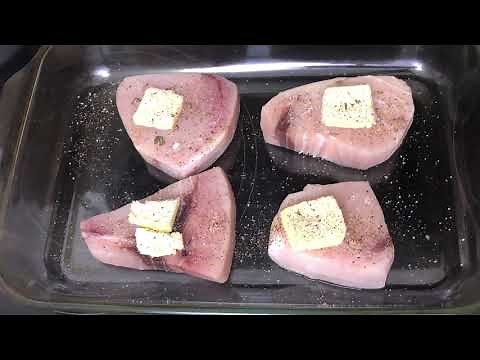 Garlic Lemon Swordfish Filets