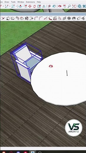 How to use Polar Array in Sketchup #sketchup #architecture #1001bit
