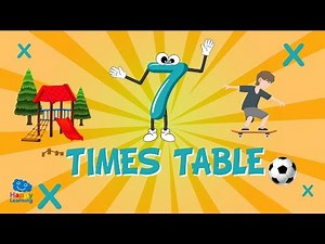 7 Times Table Song: Easy Peasy Maths | Educational Videos for Kids