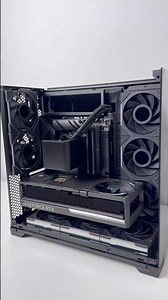 Lian li Vision Compact + ASUS BTF Build / The Most Powerful Black Pc #gaming #pc #lianli