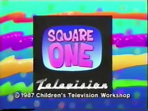 Square One TV funding credits (with CTW logo) / PBS ID (1987/1989)