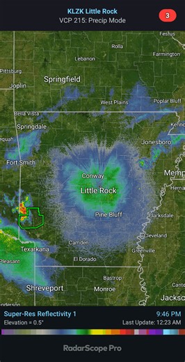 6.6K views · 24 reactions | Doppler Radar Loop 12:25 AM// 9-6-2025 A...