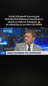❤️Every Democrat should talk like this! Warren absolutely destroyed this billionaire bootlicker, not letting any BS through at all. It’s so great to finally see somebody take a realistic look at why Zohran Mamdani is doing so much better than every other politician in the United States right now. | U.S. Democratic Socialists