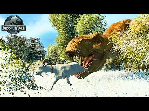 Creating a Winter Dinosaur Park in JWE3