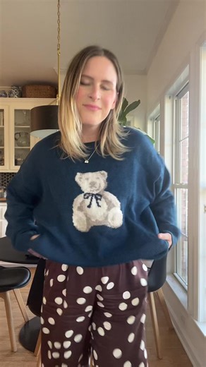 The cutest sweater for fall! #ralphlaurenaesthetic #bearsweater #sweater #tiktokshopcreatorpick