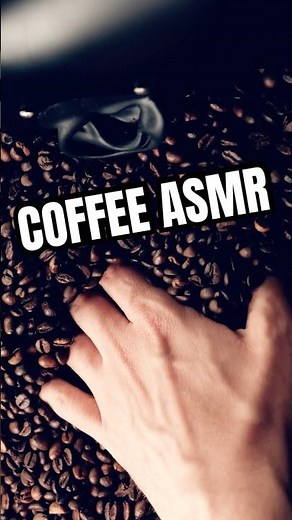 IMMERSED IN COFFEE BEANS ☕️ #asmr #shorts