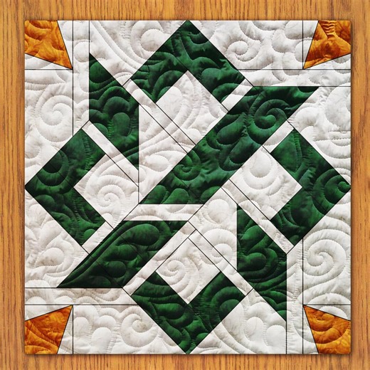 Shinobi Star Quilt Block PDF-mönster med videohandledning || Versioner i storlekarna 16, 18, 20, 22 och 24 tum ingår - Etsy Sverige