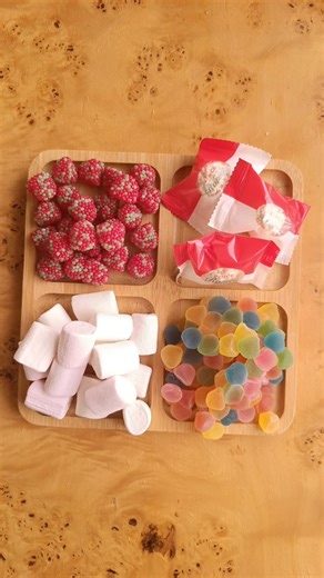 ASMR Sweet & Snack Sounds ✨ #shorts #asmr #platter #satisfying #asmrsounds #filling #unboxing #candy