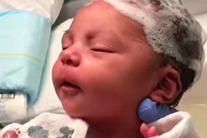 WATCH: Why this newborn getting her first hair wash got 24 million views