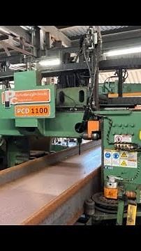 2008 Peddinghaus PCD1100 Beam Line - Drill Demo