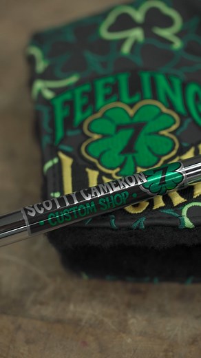 You're in luck 🍀 Start your next custom shop project now with a new headcover, grip, shaft band and expert customization of your Scotty Cameron putter. | Scotty Cameron