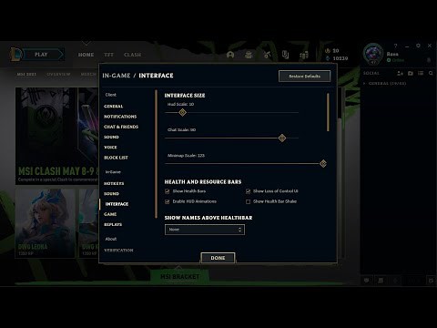 How to keep the same settings on every account in League of Legends