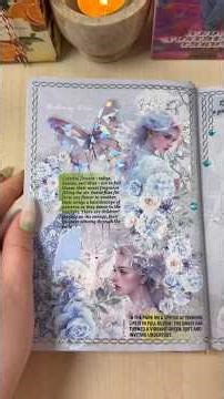 Enchanted Fairy Garden Scrapbook Page #scrapbooking #journal #stickers #Temu #scrapbookingidea