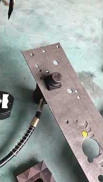 11 Ton Hydraulic Knock Out Punch Driver Kit Hole Tool Hand Pump