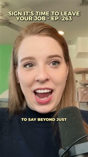 A sign it's time to LEAVE your job 🤔 #career #shorts