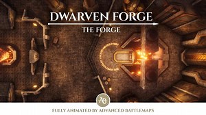 Animated Battlemap | Dwarven Forge - Part 4/4 the Forge - Dungeon and Dragons - Etsy
