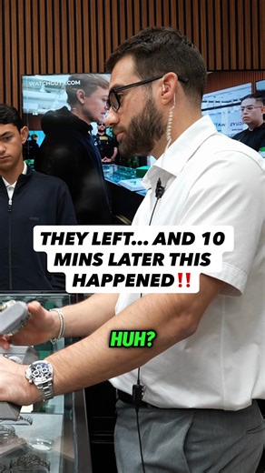 HE BOUGHT A ROLEX FOR HIS SON⁉️ In this post, @watchguys_ helps a customer looking to buy a Rolex watch. A father came in with his two sons, looking to buy them Christmas gifts. They took an interest in one model, a two-toned Submariner, but wanted to take a look at some other stores before deciding. By the time the customers returned, someone else already bought the watch! The sons eventually found other models that they liked, a Rolex Submariner “Bluesy” and Two-Tone GMT Master II. WatchGuys g