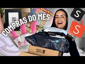 ABRINDO PACOTES DE COMPRAS ONLINE DO MÊS: Shein e Shopee!!