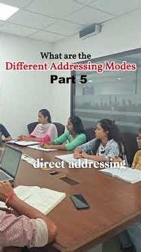 “Addressing Modes Explained – Mock Interview Q&A | Core Job Prep for Freshers” Part 5