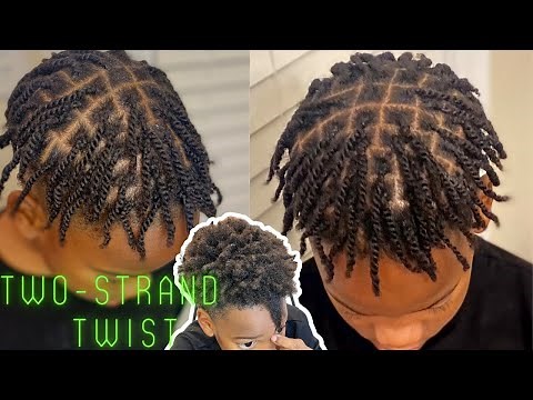 How to Double||Two strand🧬Twist🧬||Short men hair🔥STRETCHED🔥Using hair foam