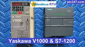 Siemens S7-1200 "Modbus RTU" Yaskawa V1000 Tutorial - plc247.com