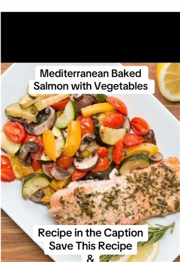 This is the kind of meal your body actually responds to. High-quality protein, healthy fats, and vegetables roasted until naturally sweet—no breadcrumbs, no creamy sauces, no regret. Mediterranean eating isn’t about cutting food out. It’s about choosing food that works. Save this for a no-stress dinner you can eat on repeat. Follow Mediterranean Reset for real meals that support energy, blood sugar, and long-term health—without dieting or deprivation. Ingredients - 4 salmon fillets (5–6 oz each)
