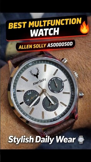 Allen Solly AS000050D Wrist Shot | Best Budget Chronograph Watch India ⌚🔥
