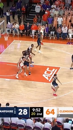 Clemson Basketball on Instagram: "HAVE A DAY, JAKE🫡 📺ACCNX"