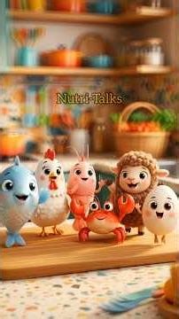 Kitchen Hacks for Non-Veg Lovers! in Tamil 🐟🍗 Cute Animated Tips #shorts #cookingtips #kitchenhacks