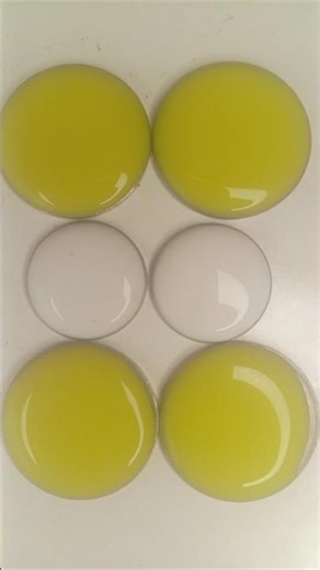 Yellow White Color Pattern 🟡⚪ | Satisfying Color Mix #Shorts