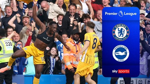 Chelsea 1-3 Brighton: Trevoh Chalobah red card proves costly as Fabian Hurzeler's side stage dramatic comeback