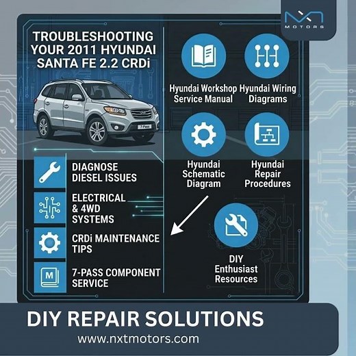 2011 Hyundai Santa Fe 2 2 CRDi 4WD Premium 7 Pass – Workshop Service & Repair Manual