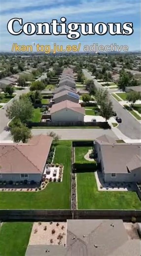 Contiguous meaning — Touching or sharing the same border