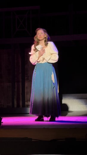 so grateful to have gotten to play fantine in my senior show! hoping this doesn’t get muted but here’s i dreamed a dream - les miserables