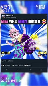 MINA MAKES MINETA REGRET IT 🤣 | #animeedit #myheroacademia