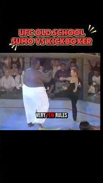 UFC OLD: SUMO vs Kickboxer