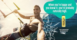 119K views · 13 shares | When you’re happy 藍 and you know it, you’re probably naturally high. | Drunken Monkey | Facebook