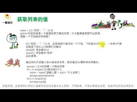 Python 教学第 9 课：列表分片超简单 零基础学会列表截取 #Python 列表 #列表分片 #列表截取 #青少儿编程 #编程基础 #Python 入门 #青少儿编程社