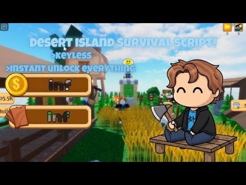 [OP] DESERT ISLAND SURVIVAL SCRIPT | INF EVERYTHING & MORE | ROBLOX SCRIPT SHOWCASE 2025
