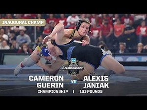 Cameron Guerin vs. Alexis Janiak: 2026 NCAA women's wrestling championships (131 lbs.)