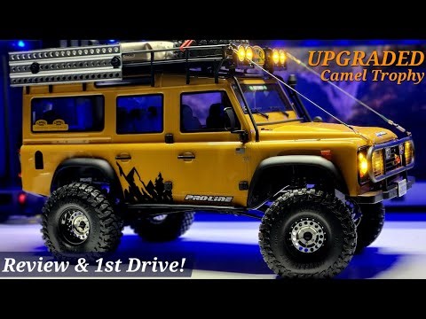 This 1:10 Scale RC Crawler Is All You Need! FMS FCX10 Camel Trophy Defender Review And First Drive