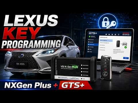 Programming a Lexus Smart Key with DG Technologies - VSI NXGen Plus J2534 and Toyota GTS+