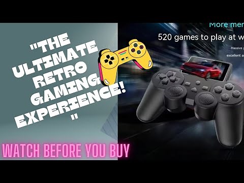 Retro Gaming on a Budget! 520 Games in One Console?