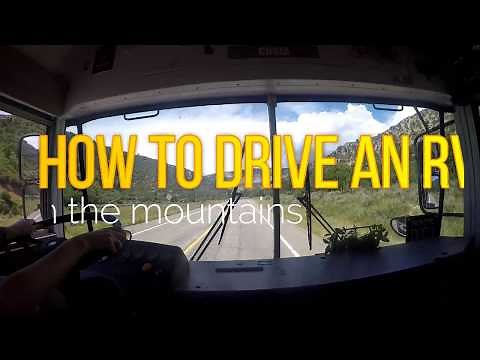 How to Drive an RV through the mountains