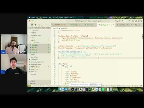 Build Your Own Deep Research Agent with Ivan Leo (Google DeepMind)