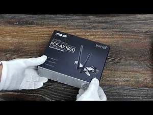 ASUS PCE-AX1800 Wi-Fi Adapter Unboxing
