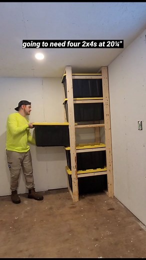 4.4M views · 9.1K reactions | DIY storage rack, full build tutorial with all materials. This is an easy build with minimal materials. #storagerack #storagegoals #storageideas #storagesolutions #storagegoal #diyprojects #diyprojectideas #diyrenovation #homerenos #homemaintenance #homeownership #diyprojectidea #Garagebuild #garagestoragesystems #homeprojects #carpentrywork #woodworker #woodworking | Meyers.makes | Facebook